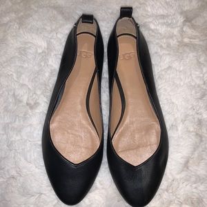 UGG leather flats